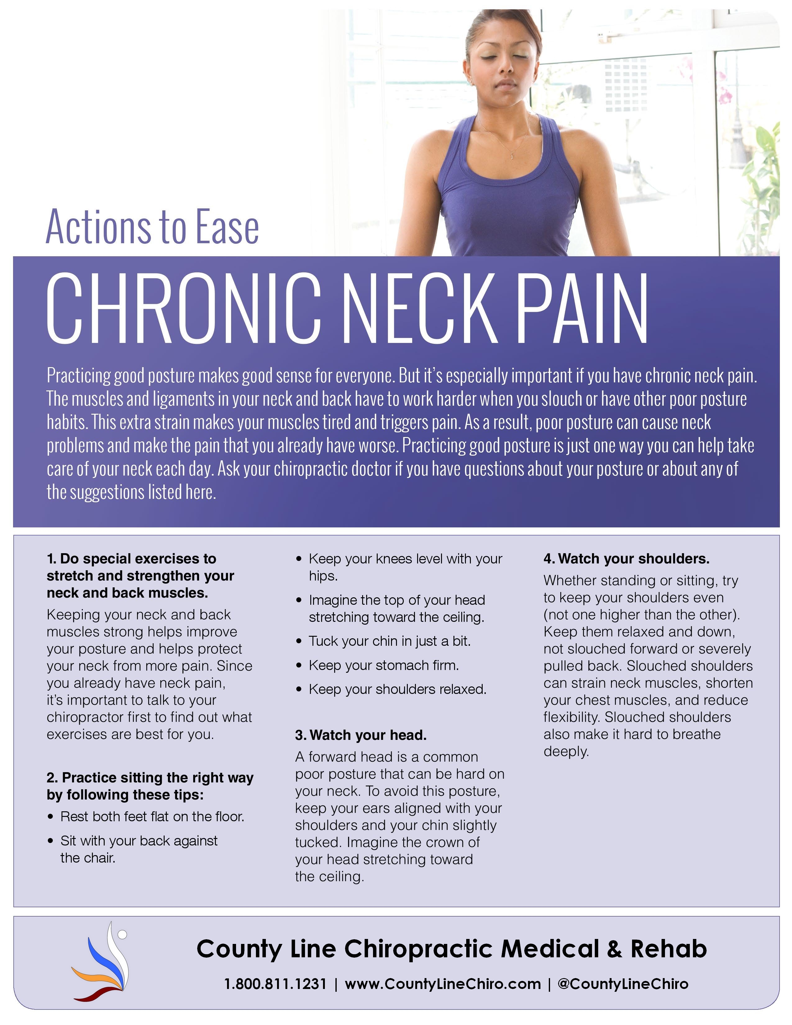 Neck Pain When Sitting: Posture + Exercises